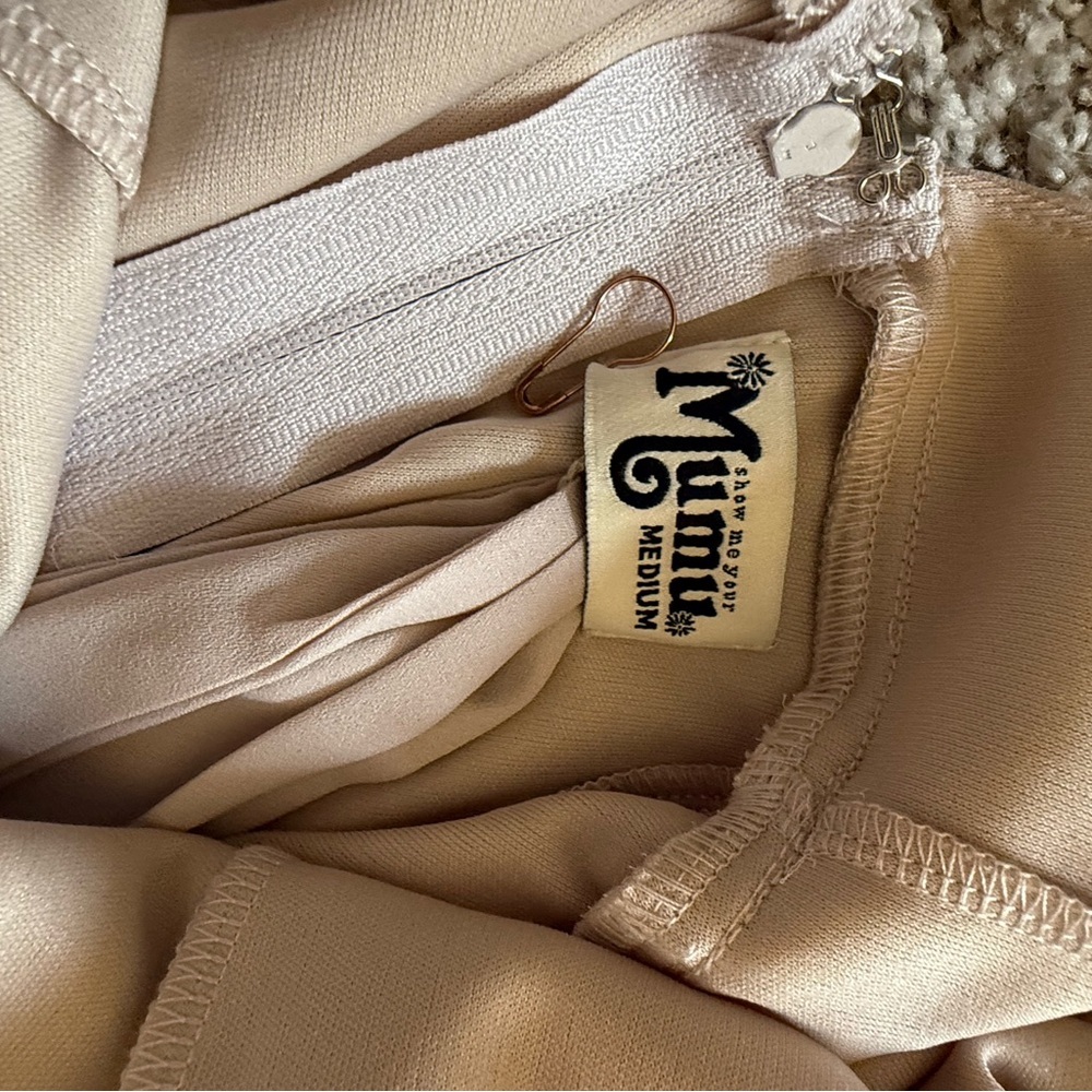 Show Me Your MuMu Cream Maxi Dress - Picture 3 of 3